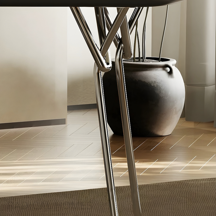 VELORIA Modern Office Desk and Leather Chair