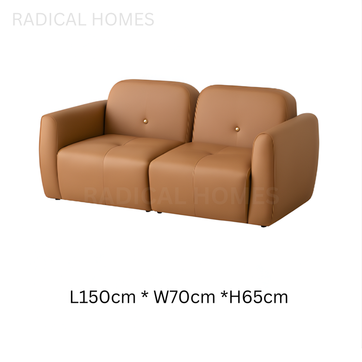 LUCCI Modern Leather Sofa Bed - Radical Homes Singapore