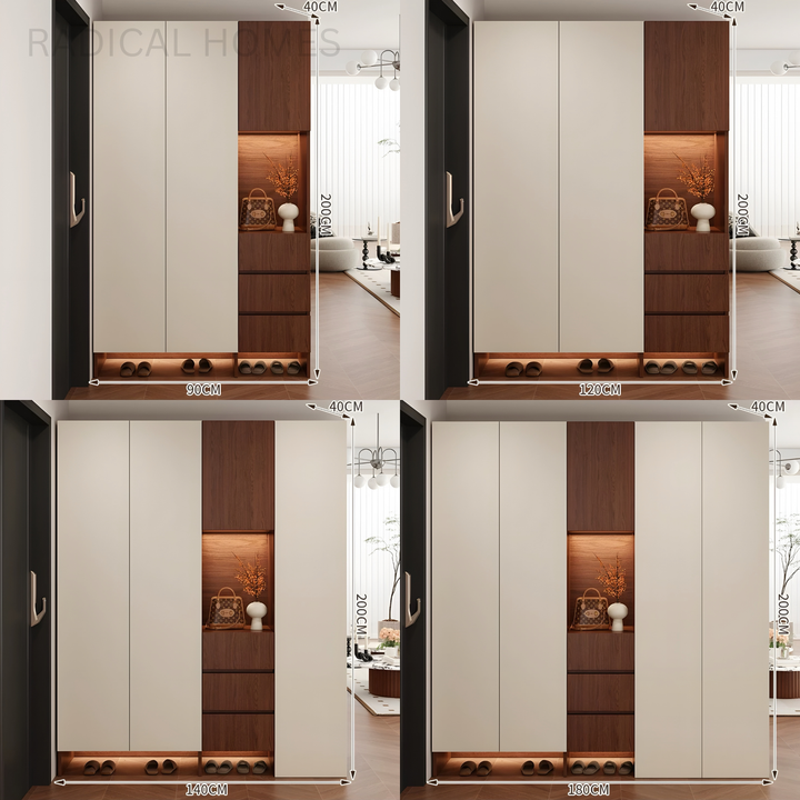 LUCAS Modern Shoe Storage Cabinet - Radical Homes Singapore
