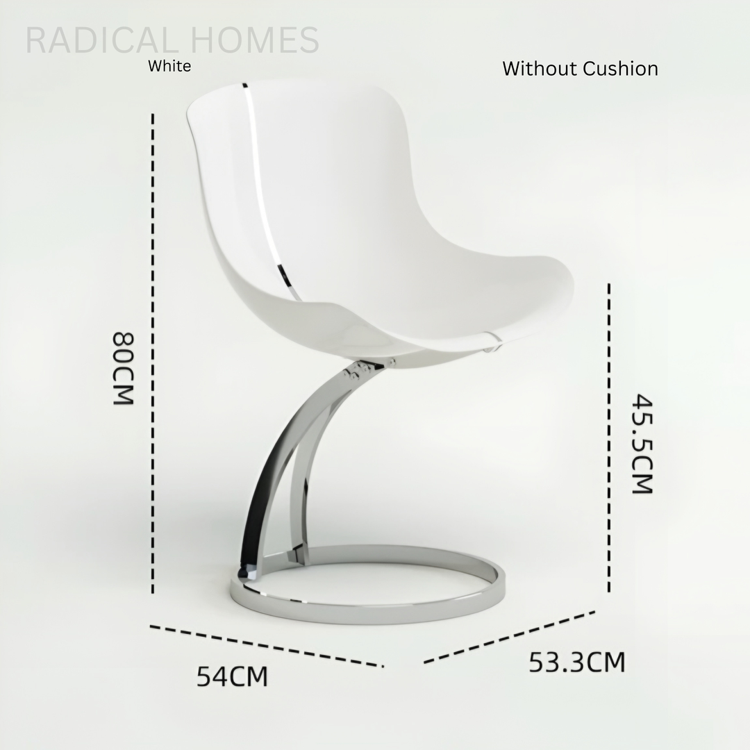 NOVARA Modern Acrylic Floating Dining Chair - Radical Homes Singapore