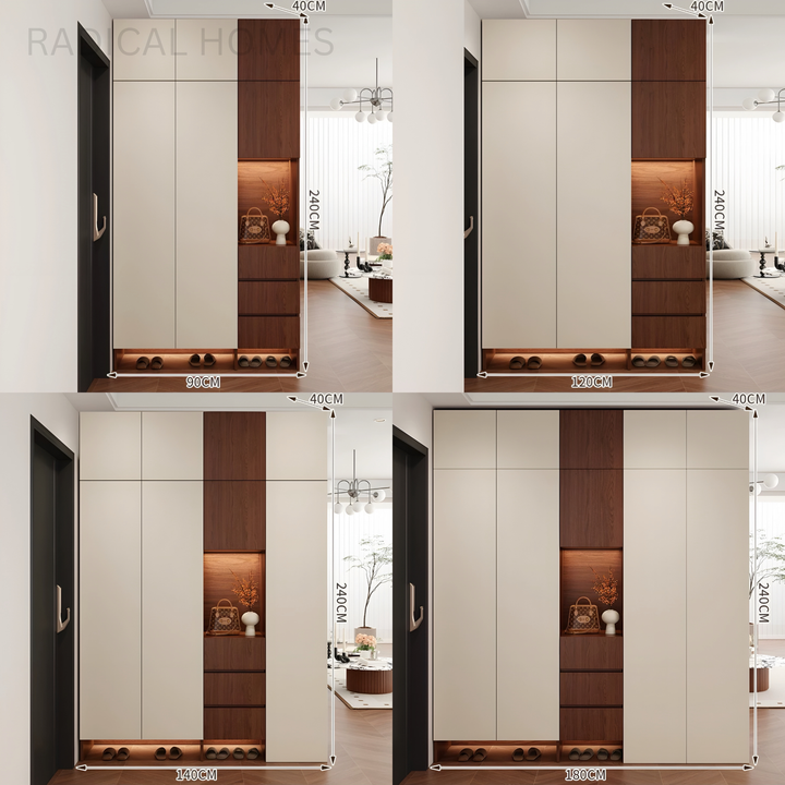 LUCAS Modern Shoe Storage Cabinet - Radical Homes Singapore