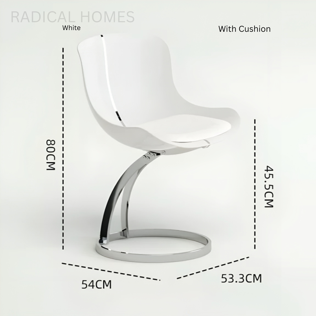 NOVARA Modern Acrylic Floating Dining Chair - Radical Homes Singapore