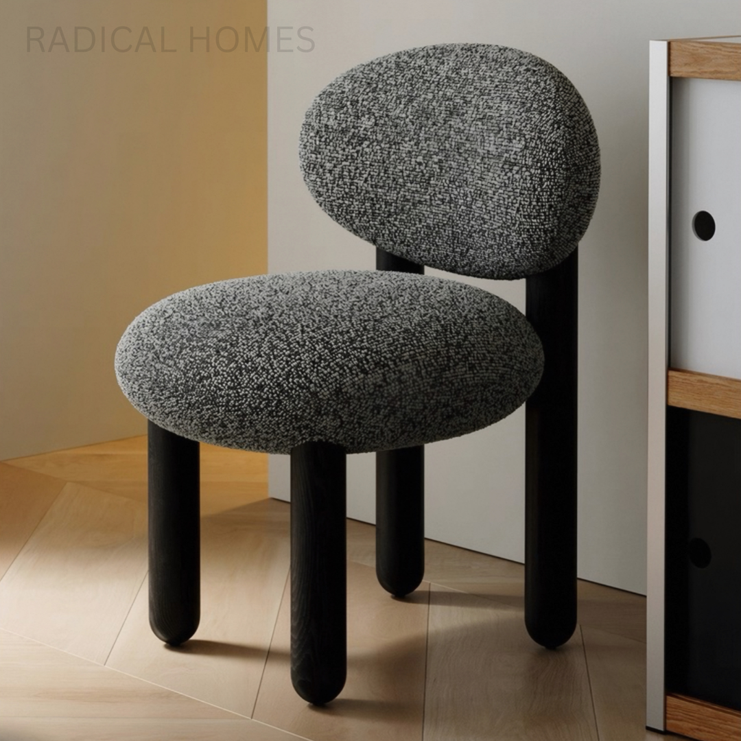 ORSEN Modern Boucle Dining Chair - Radical Homes Singapore