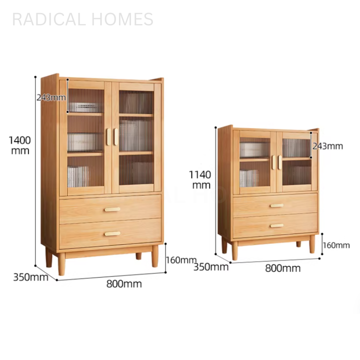 SELENE Modern Tall Cabinet - Radical Homes Singapore