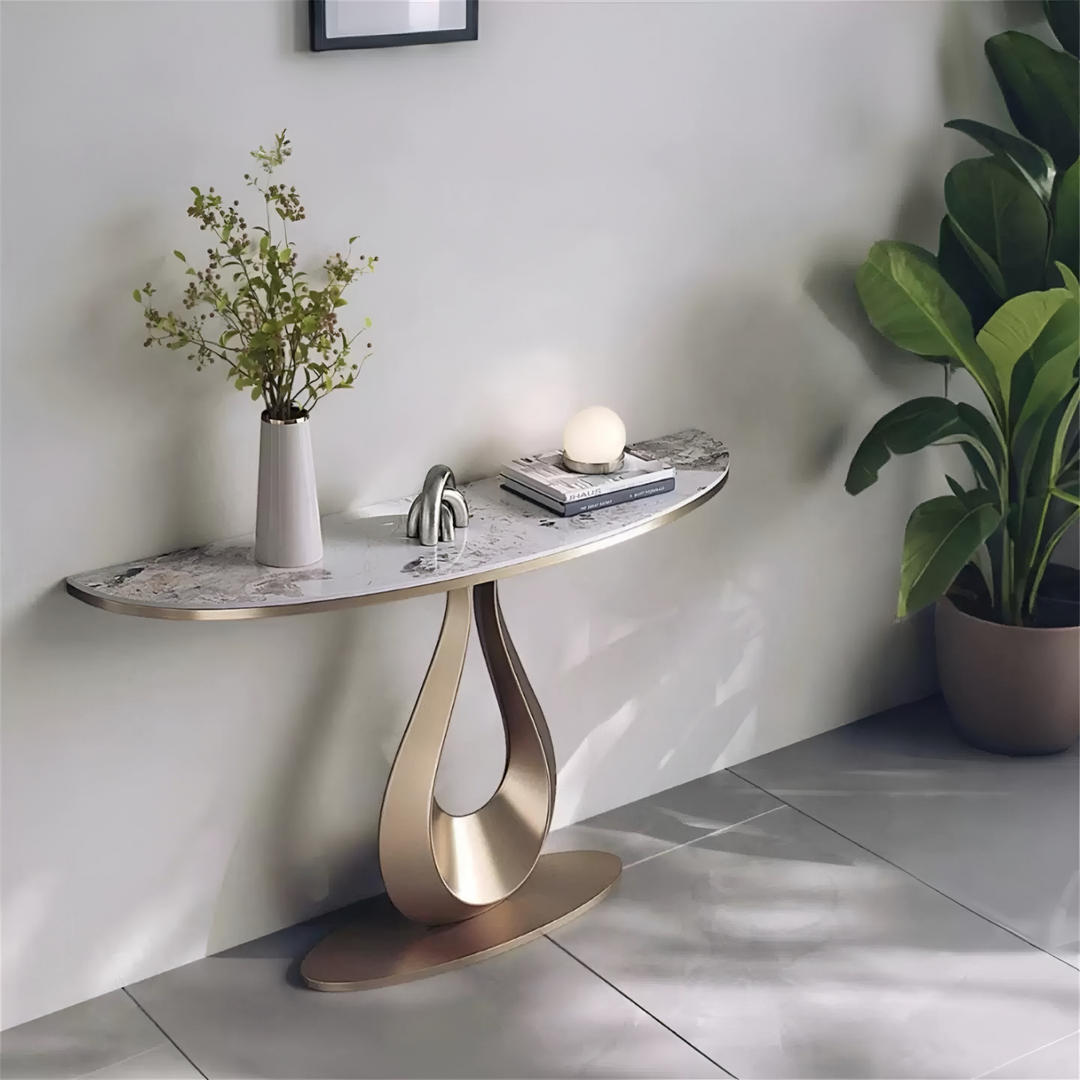 STUFES Modern Sintered Stone Console Table
