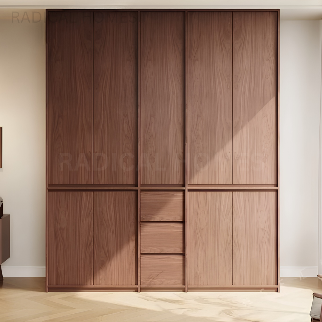 LIONA Modern Solid Wood Wardrobe