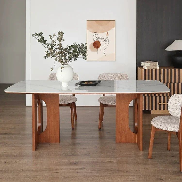THEMIEN Modern Sintered Stone Dining Table