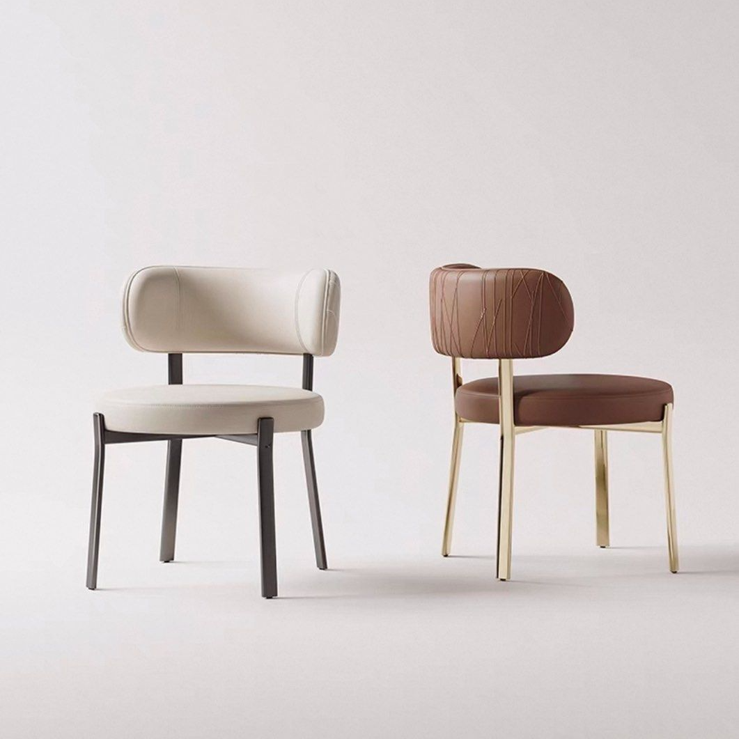 AREKEL Modern Leather Dining Chair