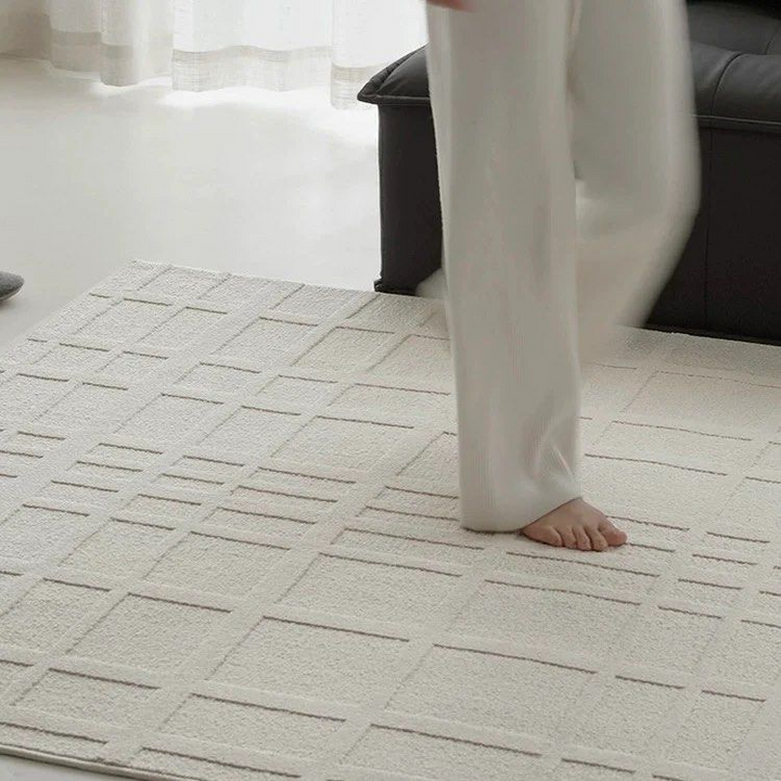 FOEKEL Modern Water Resistant Rug