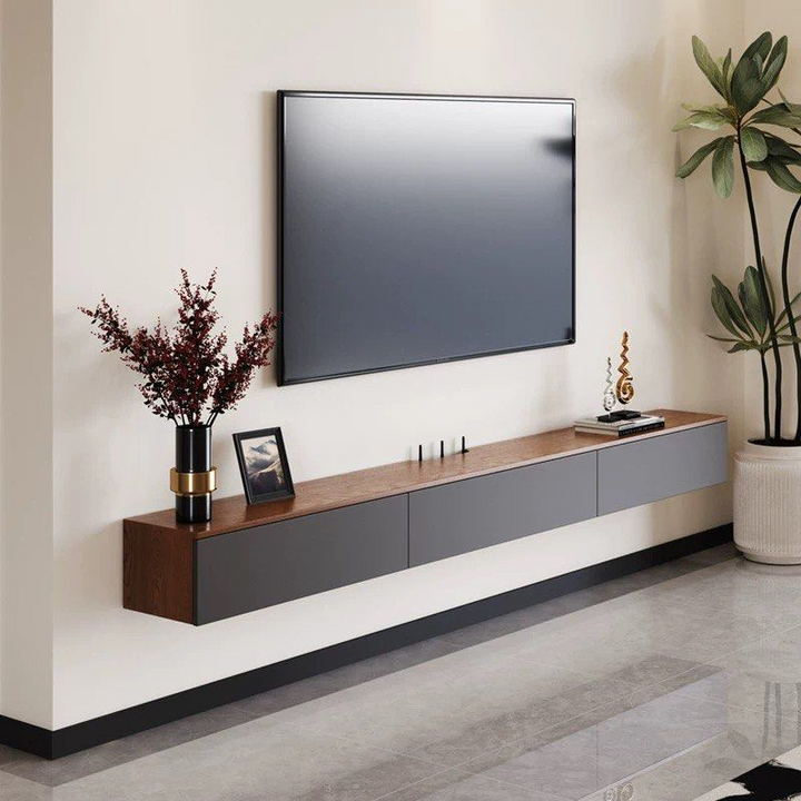 UREO Modern Solid Wood TV Console
