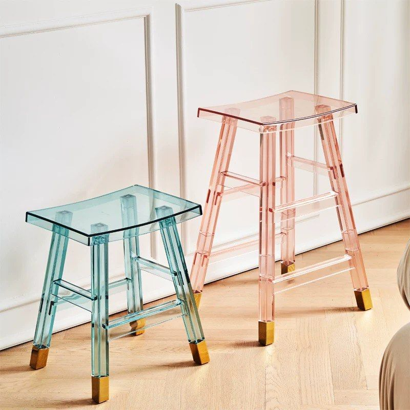 ASORN Modern Acrylic Bar Stool