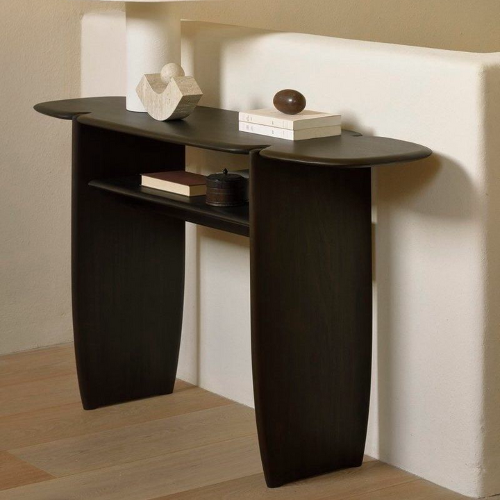 FREICA Modern Solid Wood Console Table