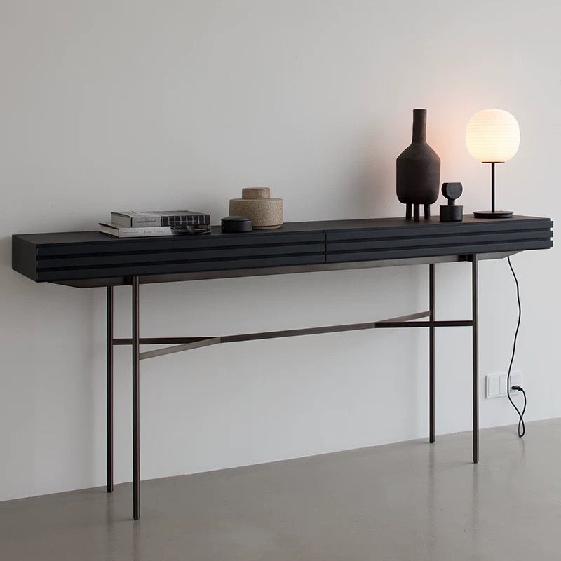 STRIA Modern Solid Wood Console Table
