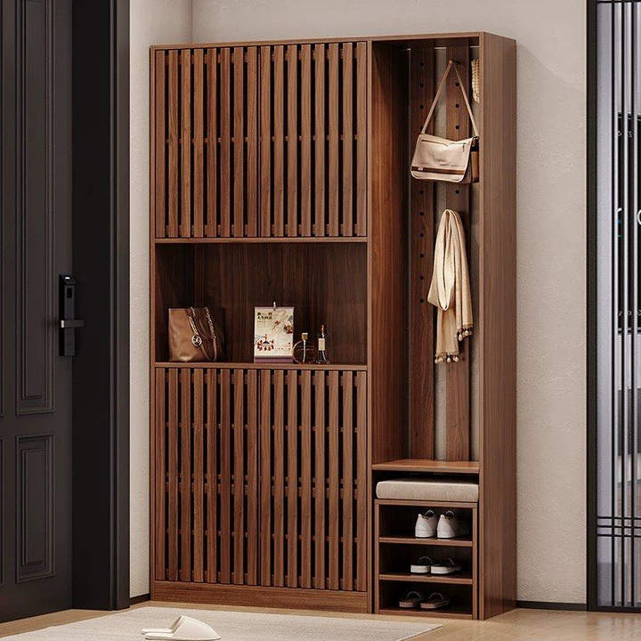 ADIA Modern Solid Wood Storage Shoe Cabinet