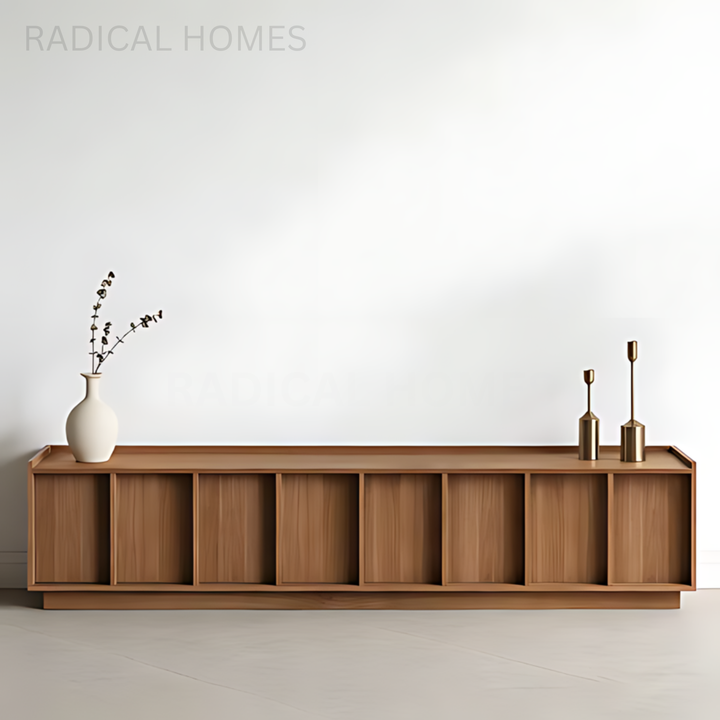 ARIA Wabi Sabi Solid Wood TV Console - Radical Homes Singapore