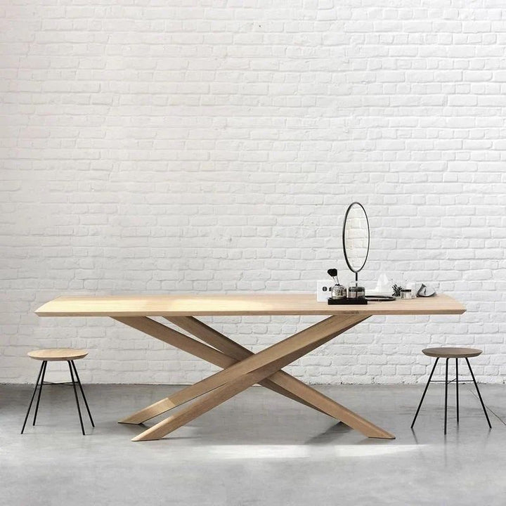 MATTHEWS Ash Wood Dining Table