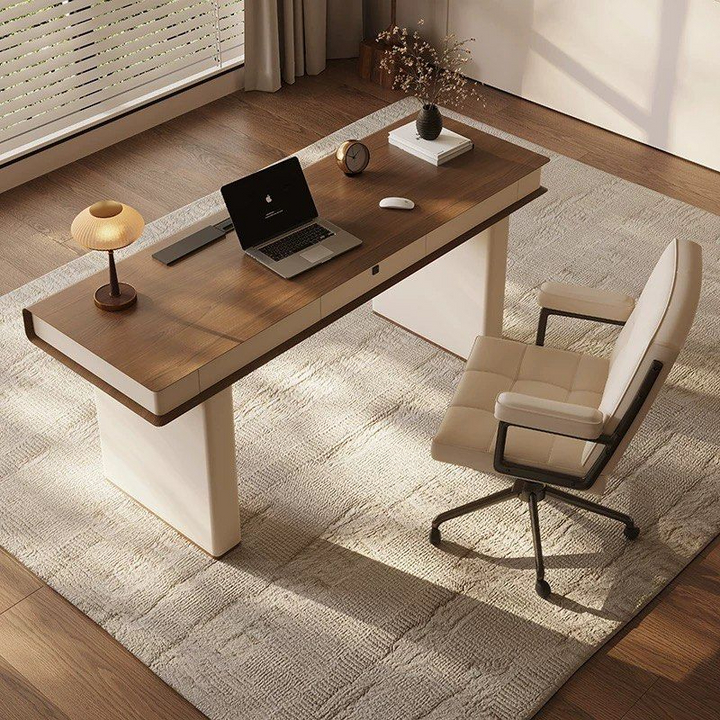 BERRYE Modern Solid Wood Study Table