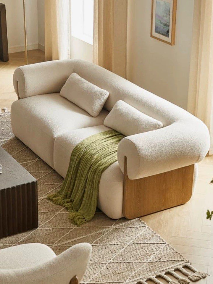 GEANO Japandi Boucle Sofa