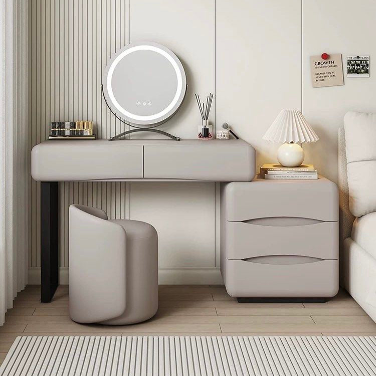 ALLE Modern Leather Vanity Table