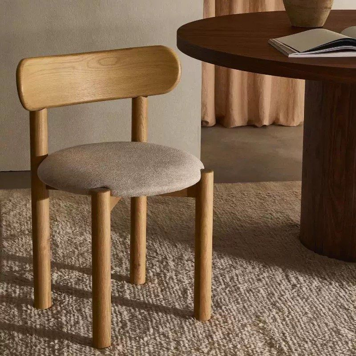 BEVINY Modern Boucle Dining Chair