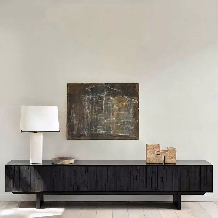 PREDAL Modern Solid Wood Tv Console