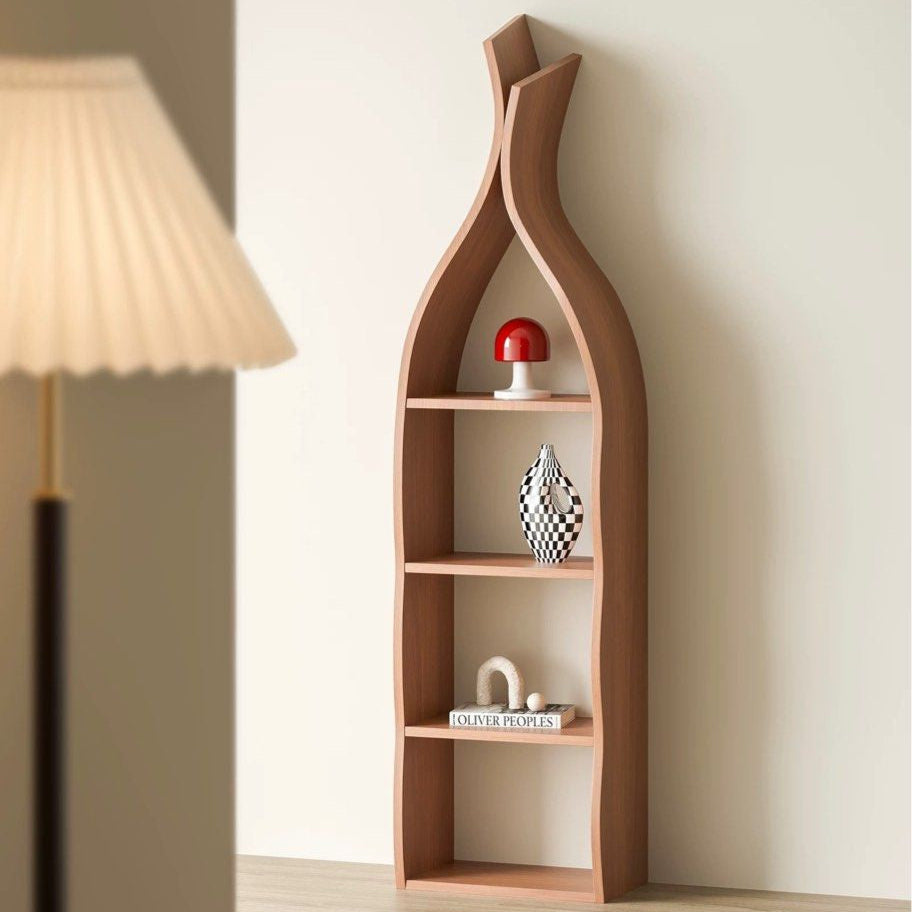 AFERIME Modern Solid Wood Bookshelf