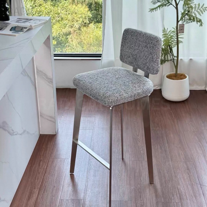 AUTOM Modern Fabric Bar Stool