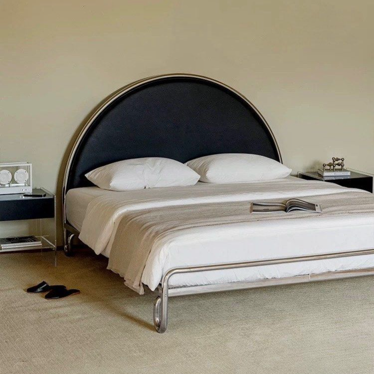 KALFON Modern Stainless Steel Bedframe