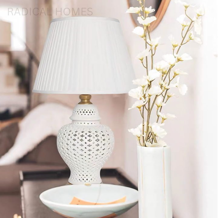 ACON Roman Ceramic Table Lamp - Radical Homes Singapore