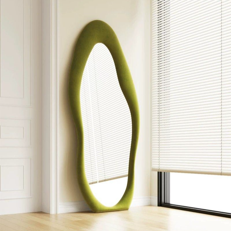AUOEL Modern Suede Mirror