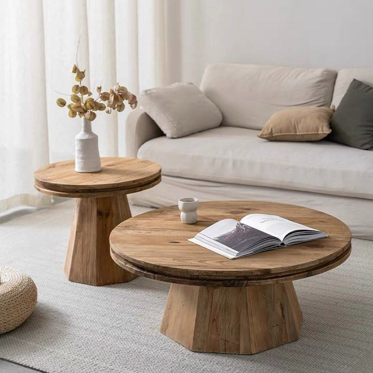 ARLOVSKI Vintage Solid Wood Coffee Table