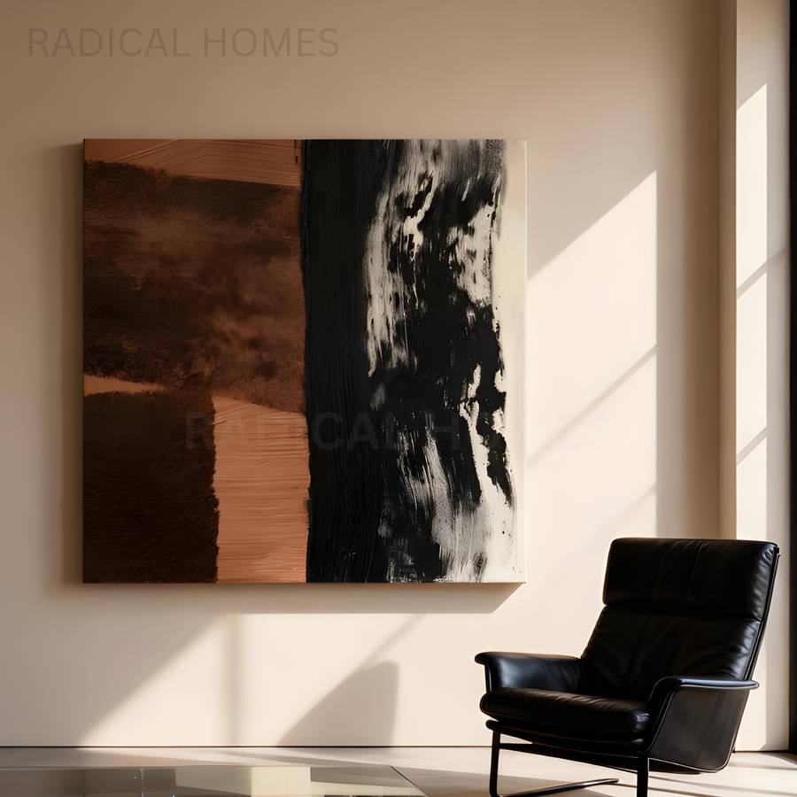 YAN Pure Hand-Painted Oil Painting - Radical Homes Singapore