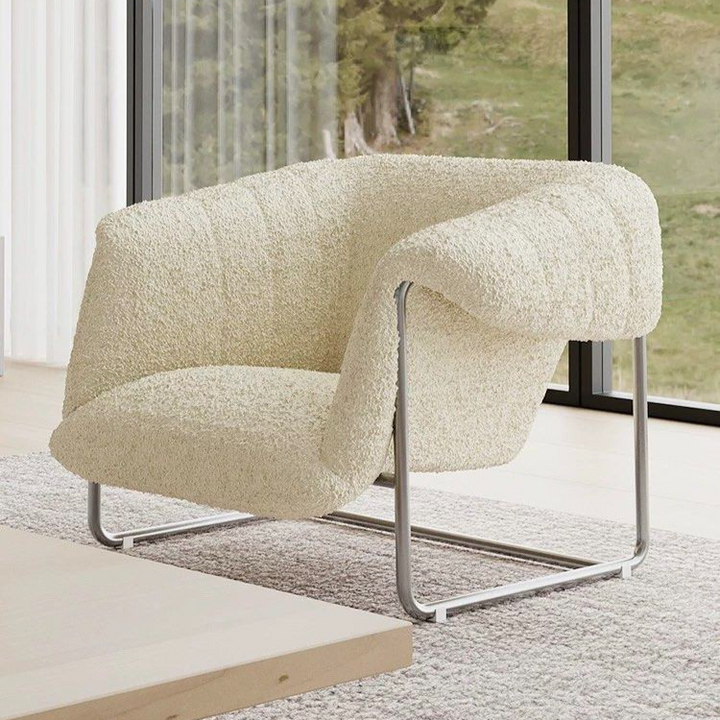 MEYLAN Modern Boucle Lounge Chair