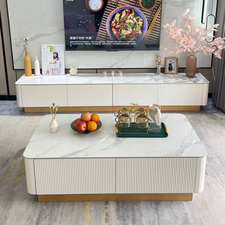 JEIA Modern Sintered Stone TV Console