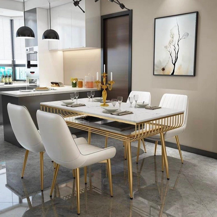 BOBBY Modern Marble Dining Table