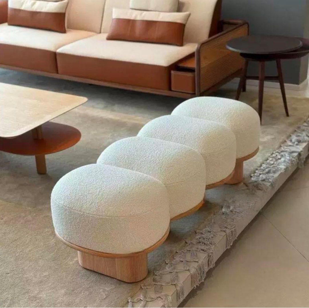 GEHEU Modern Boucle Bench