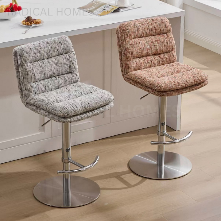 WINSEL Modern Fabric Bar Stool