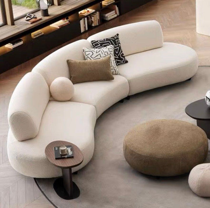 BOKEL Modern Curved Sofa