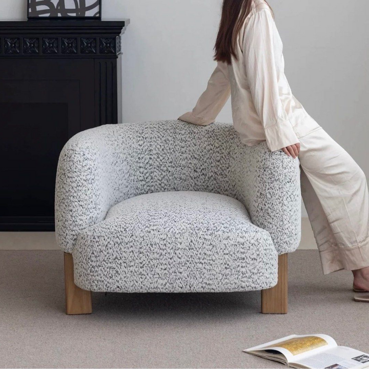 TRUSION Modern Fabric Lounge Chair