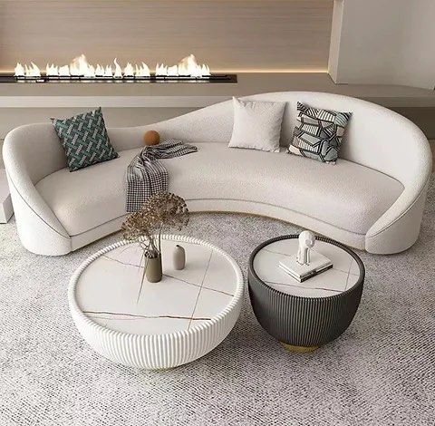 BAYOR Modern Curved Sofa