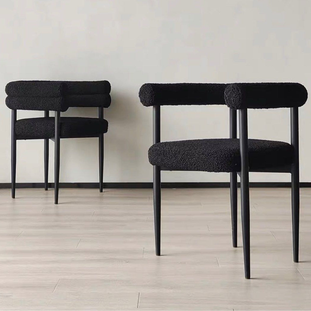 RELO Modern Boucle Dining Chair