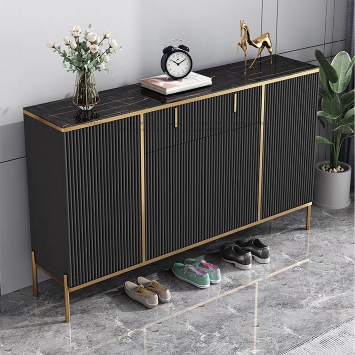 FRONE Modern Sintered Stone Shoe Cabinet