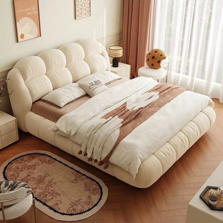 POUFFY Modern Storage Bedframe