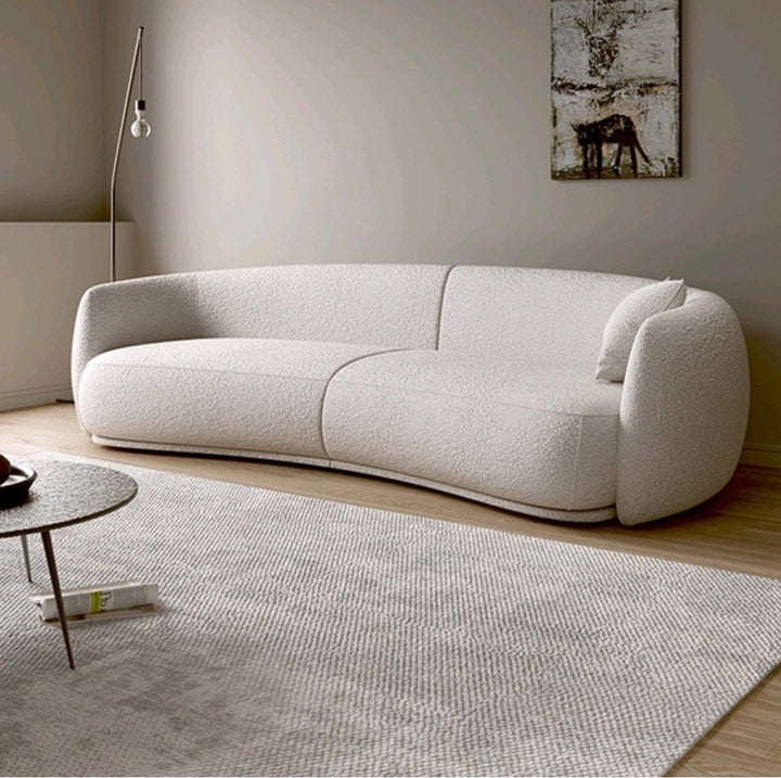 NOIR Modern Boucle Curve Sofa