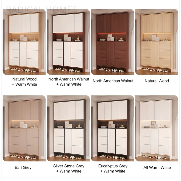 SIMIE Modern Slim Entryway Shoe Cabinet