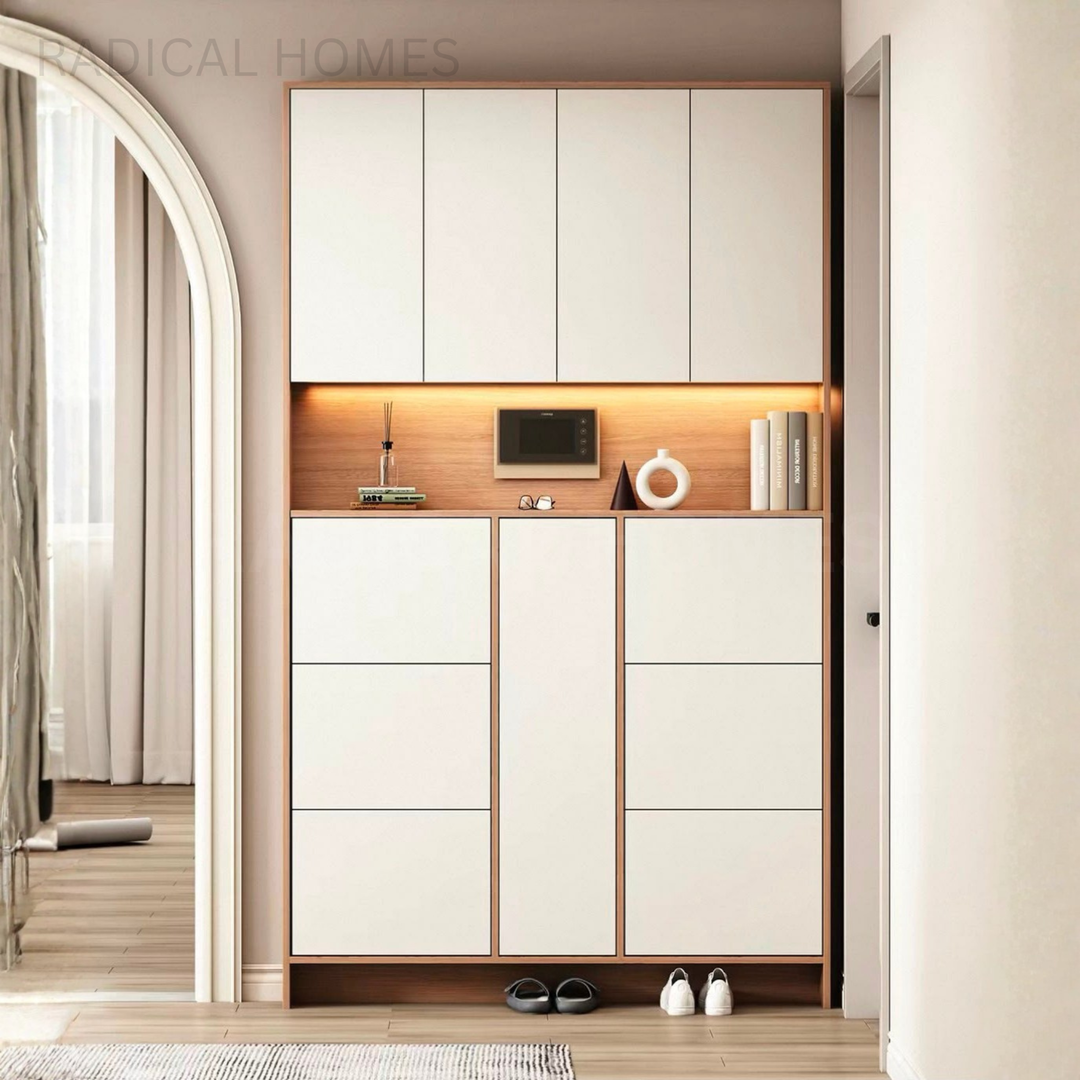 SIMIE Modern Slim Entryway Shoe Cabinet