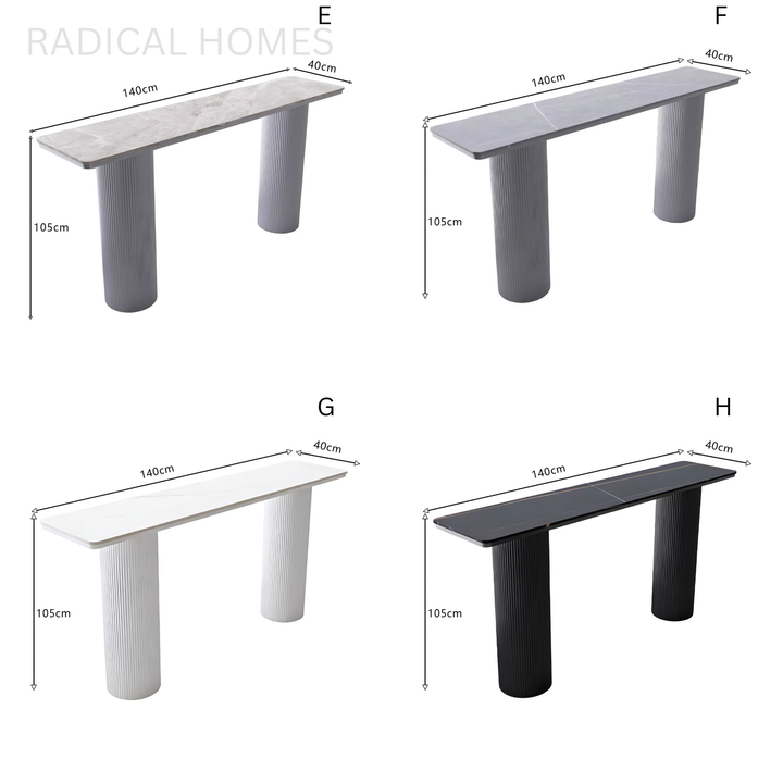 DILLEN Modern Outdoor Sintered Stone Bar Table