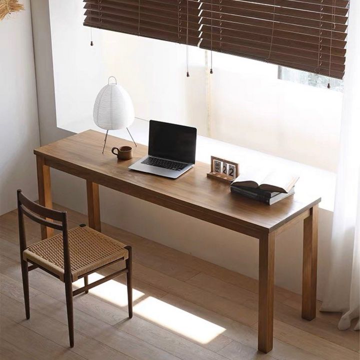 EUGEN Japandi Solid Wood Study Table