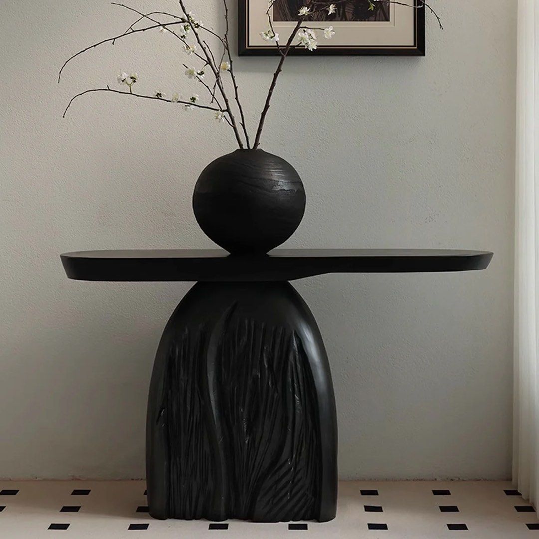 ISSAC Modern Solid Wood Console Table