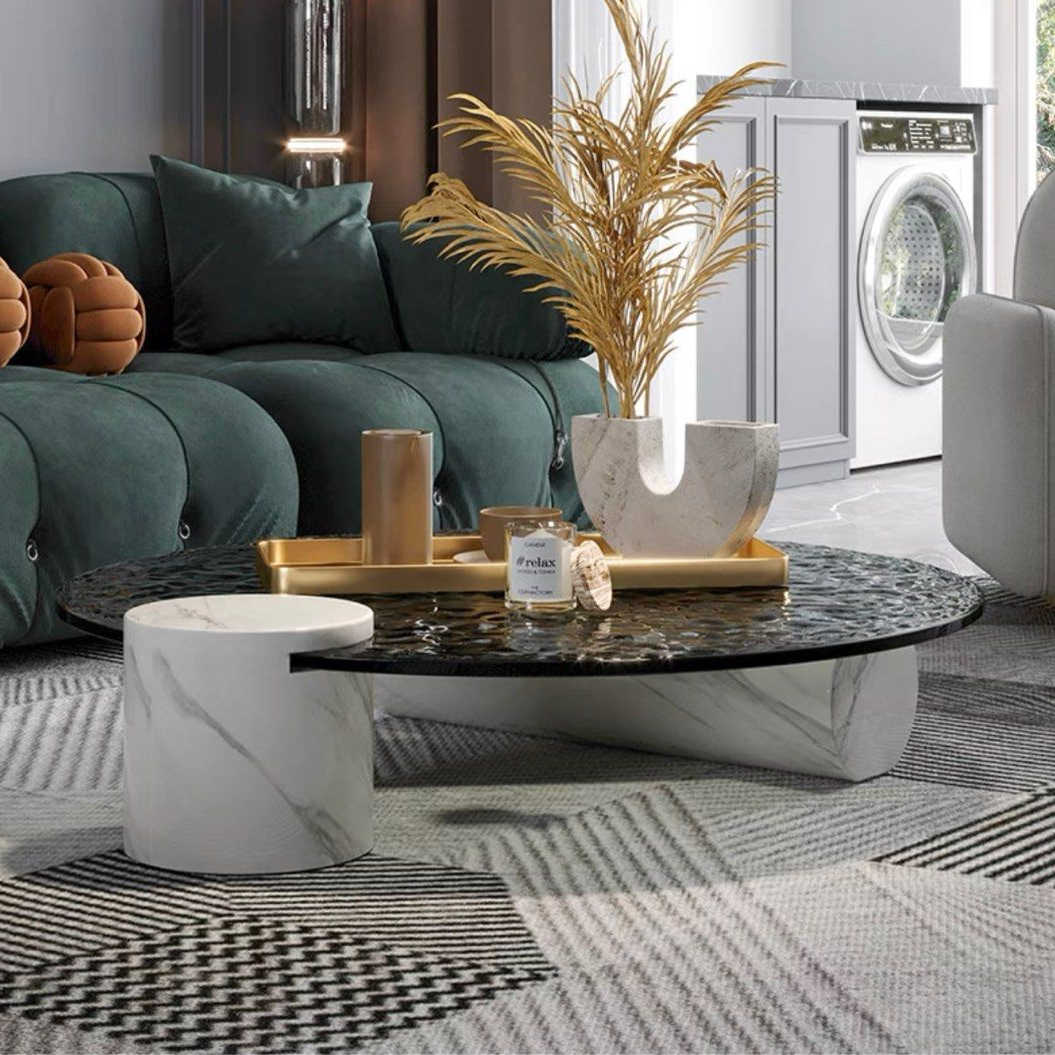 TATUM Modern Glass Coffee Table